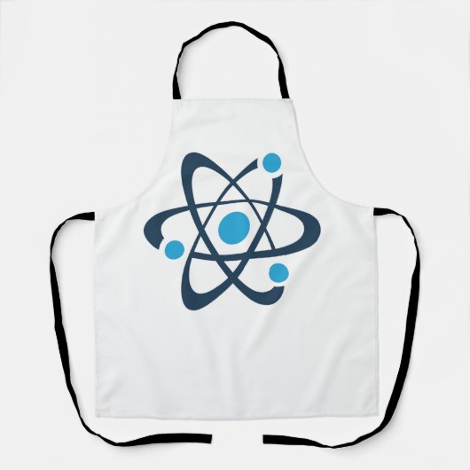 Blue Atom Science Design Schürze (Vorderseite)