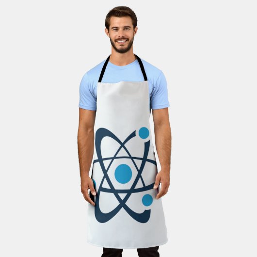 Blue Atom Science Design-Schürze Schürze (Getragen)