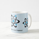 Blue Atoms Science Design Tasse (VorderseiteRechts)