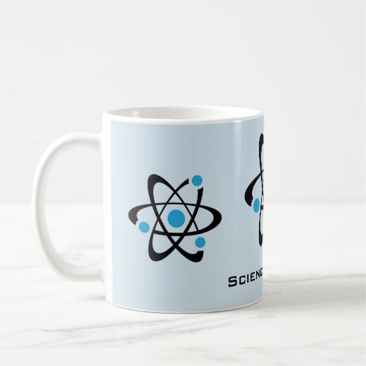 Blue Atoms Science Design Tasse (Links)
