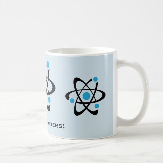 Blue Atoms Science Design Tasse (Rechts)