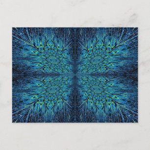 Blue Aura Butterfly Postkarte