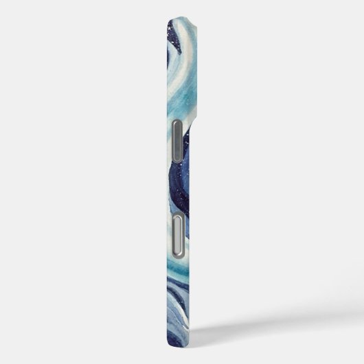 Blue Aurora Iphone 16ProMax Case (Rückseite / Rechts)