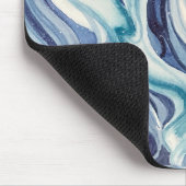 Blue Aurora Mouse Pad Mousepad (Ecke)