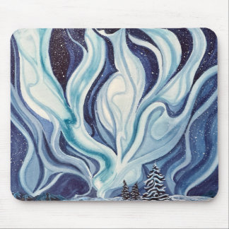 Blue Aurora Mouse Pad Mousepad