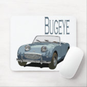 Blue Austin Healey Sprite Mousepad (Mit Mouse)