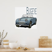 Blue Austin Healey Sprite Poster (Küche)