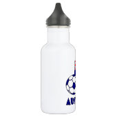 Blue Australia Soccer Ball and Flag Trinkflasche (Links)