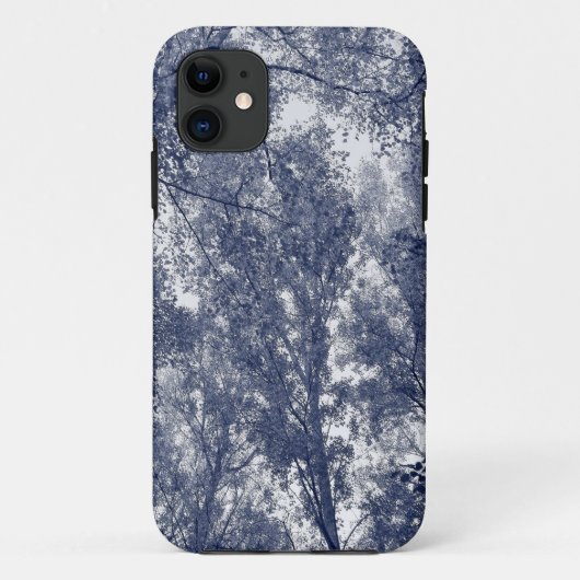 Blue Autumn iPhone Case (Rückseite)