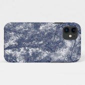 Blue Autumn iPhone Case (Rückseite (Horizontal))