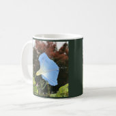Blue Autumn Morning Glory Kaffeetasse (Vorderseite Links)