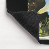 Blue Autumn Morning Glory Mousepad (Ecke)