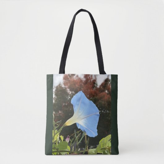 Blue Autumn Morning Glory  Tasche (Vorderseite)
