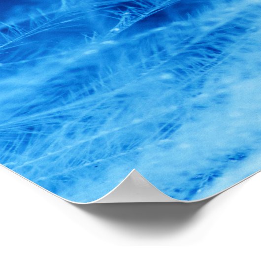 Blue Avian Poster (Ecke)