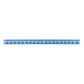 Blue Awareness Ribbon Angels Custom Designs Satinband (Vorderseite)