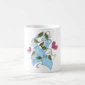 Blue Awareness Ribbon Kaffeetasse (Mittel)