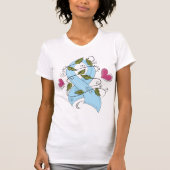 Blue Awareness Ribbon T-Shirt (Vorderseite)