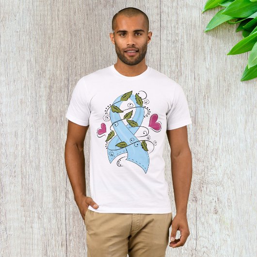 Blue Awareness Ribbon T-Shirt