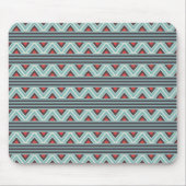 Blue Aztec Streifen Mousepad (Vorne)