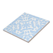 Blue Azulejos Portugiesisches Mittelmeer Fliese (Seite)