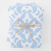 Blue Azulejos Portugiesisches Mittelmeer Geschenkpapier Set (Beispiel)