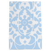 Blue Azulejos Portugiesisches Mittelmeer Mittlere Geschenktüte (Rückseite)