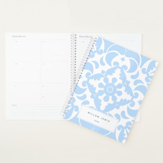 Blue Azulejos Portugiesisches Mittelmeer Planer (Anzeige)