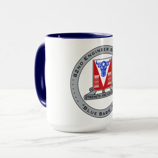 Blue Babe Tasse (Vorderseite Links)