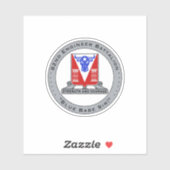 Blue Babe Vinyl Sticker (Blatt)