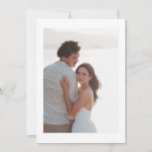 Blue Baby an Bord Beach Baby Dusche Einladung (Rückseite)