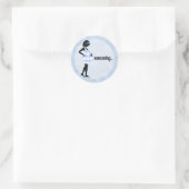 Blue Baby Announcement Stickers (Tasche)