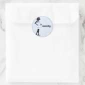 Blue Baby Announcement Stickers (Tasche)