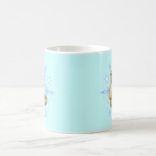 Blue Baby Bear Kaffeetasse (Mittel)