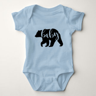 Blue Baby Bear Matching Family Shirts