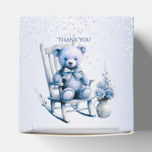 Blue Baby Bevor Box Geschenkschachtel (Oben)