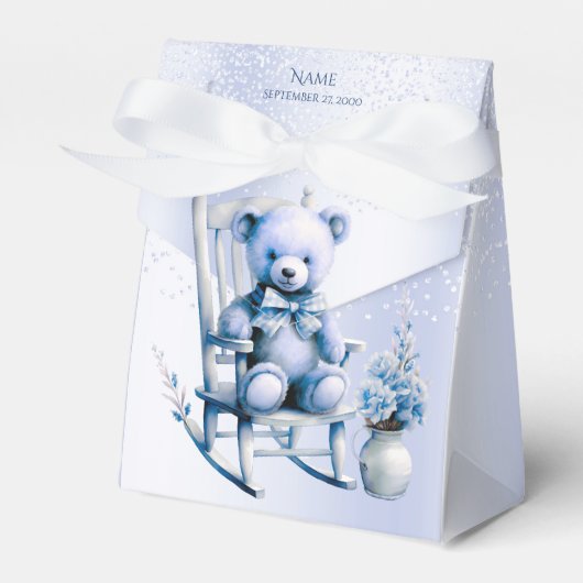 Blue Baby Bevor Box Geschenkschachtel (Vorderseite)