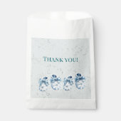 Blue Baby Boots Geschenktütchen (Vorderseite)