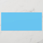 Blue Baby Boy 4x9 Taufkarte Menükarte (Rückseite)