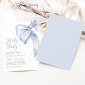 Blue Baby Boy Dusche Einladung