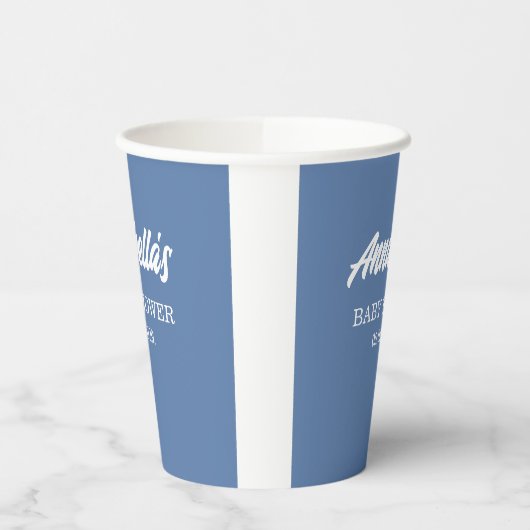 Blue Baby Boy Dusche Pappbecher (Links)