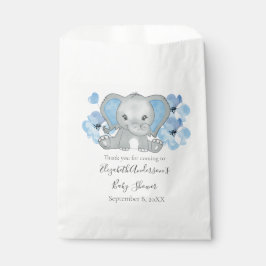 Blue Baby Boy Elephant Baby Dusche Blume Ballon Geschenktütchen