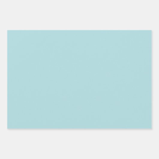 Blue Baby Boy Hot Air Balloons und Rabbit Geschenkpapier Set (Vorderseite 3)