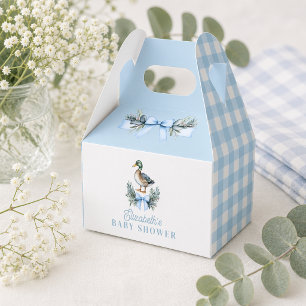 Blue Baby Boy Mallard Duck Baby Duck Geschenkschachtel