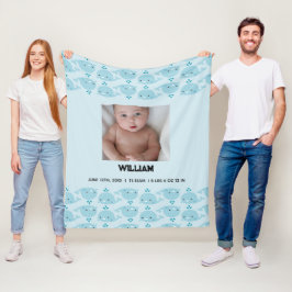 Blue Baby Boy Name Geburtsdatum | Foto Baby Fleecedecke