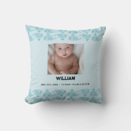 Blue Baby Boy Name Geburtsdatum | Foto Baby Kissen