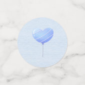 Blue Baby Boy Second Geburtstag Konfetti (Klein Vorderseite)