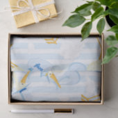 Blue Baby Boy Stork Seidenpapier (Geschenk)