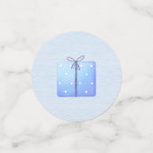 Blue Baby Boy Third Birthday Confetti Konfetti (Klein Vorderseite)