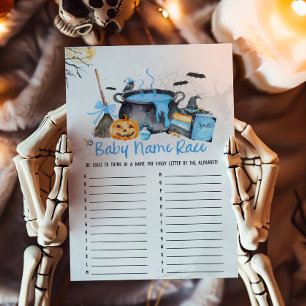 Blue Baby braut den Hexenbaby-Namen-Rennen-Spiel