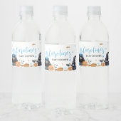 Blue Baby braut Niedliche Halloween Baby Dusche Wasserflaschenetikett (Flaschen)